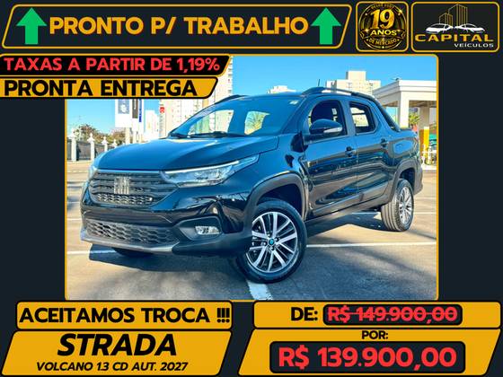 FIAT STRADA 1.3 FIREFLY FLEX VOLCANO CD CVT FIAT STRADA 1.3 FIREFLY FLEX VOLCANO CD CVT